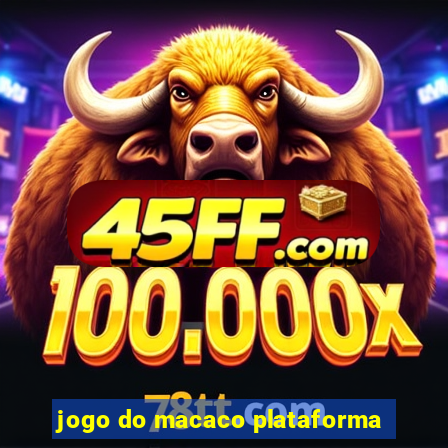 jogo do macaco plataforma